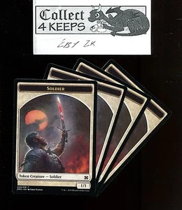 Magic MTG Modern Masters 2015: 4x x4 Soldier Token Playset Unplayed 004 - Imagen 1 de 1