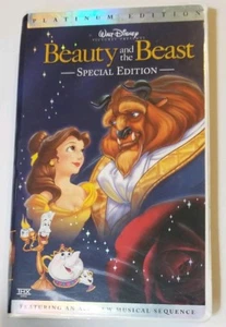 Platinum Edition Beauty and The Beast Special Edition VHS tape - Picture 1 of 5