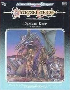 DLE3 Dragon Keep Dragonlance Advanced Dungeons Dragons AD&D Weis 2nd Edition - Imagen 1 de 1