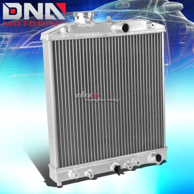 PARA 1992-2000 CIVIC/DEL SOL 94-01 INTEGRA L4 AT RADIADOR DE CARRERAS DE ALUMINIO DE 3 FILAS Foto 1 de 4