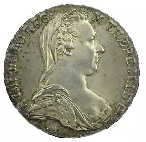 AUTRICHE, 1 THALER (REFRAPPE) MARIE-Thérèse 1780 VIENNE - Imagen 1 de 2