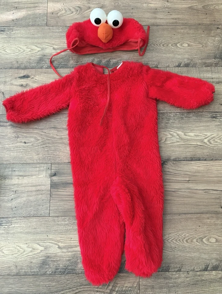 Disfraz 2012 Plaza Sésamo Disfraz de piel de olmo talla 2-4 Foto 1 de 4