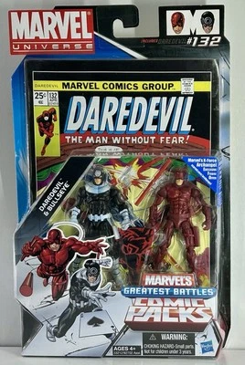 Marvel Universe Bullseye and Daredevil Figure Comic Pack  - Image 1 of 4