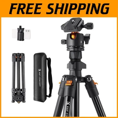 Versatile DSLR Tripod: 64-Inch Height, 8kg Capacity, Perfect for Live Streaming - Image 1 of 4