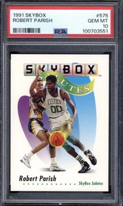 1991-92 SKYBOX ROBERT PARISH #575 PSA 10 CELTICS HOF - Picture 1 of 2