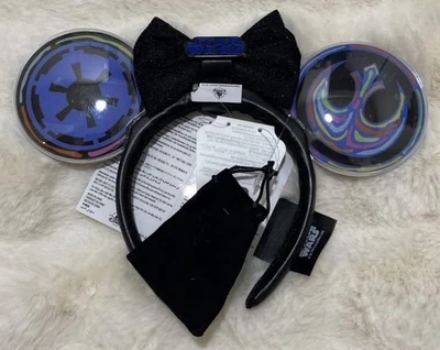 Diadema iluminada con lazo extraíble Disney Star Wars After Dark Nite 2025 Foto 1 de 2