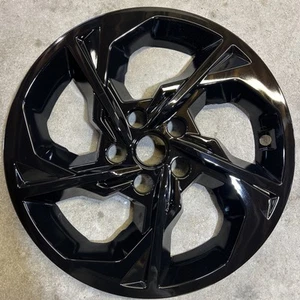 2022-2024 Hyundai Tucson SE / SEL 7711-GB 17" Gloss Black Wheel Skin 1 Cap - Picture 1 of 3