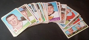1965 TOPPS BASEBALL COMMONS LOT #2 (44) MOSTLY VG/EX OR BETTER SEE PHOTOS - Picture 1 of 17