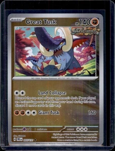 Great Tusk SV: Prismatic Evolutions Pokémon 055/131 Reverse Holo NM+ - Picture 1 of 2