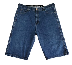 Dickies Flexfit Shorts Herren Gr. 38 Blau Medium Washed Handytasche FLECK LESEN  - Bild 1 von 10