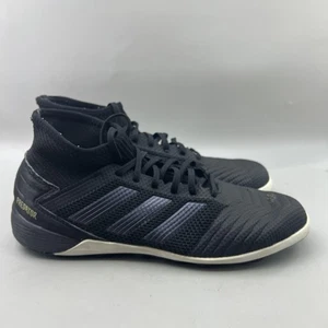 Adidas Predator 19.3 Rasen Fußball Turnschuhe Herren Größe 8 schwarz Komfort Mittel Turnschuhe - Bild 1 von 9