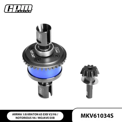 GPM 20CrMnTi Steel+7075Alu F/R Complete Diffs ARRMA 1/8 Kraton Notorious V6 EXB - Image 1 of 4