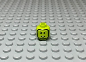 Citizen Brick Custom Lego Head Lime Green Tongue Out (Qty. 1) - Picture 1 of 1