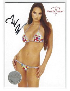 Kitana Baker IN PERSON signed 2003 Benchwarmer trading card #237