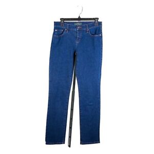 Ralph Lauren Women's Skinny Jeans Blue Stretch Medium Wash Vintage Denim Pants 4