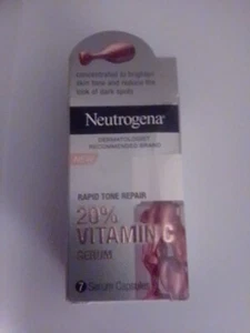 Neutrogena Rapid Tone Repair 20% Vitamin C Face Serum Capsules, 7 capsules - Picture 1 of 2