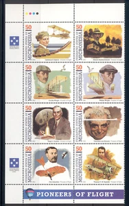 Mikronesien - postfrisch 1993 Pioneers of Flight 8er Bogen #178 CV 6,75 Lot #13 - Bild 1 von 1