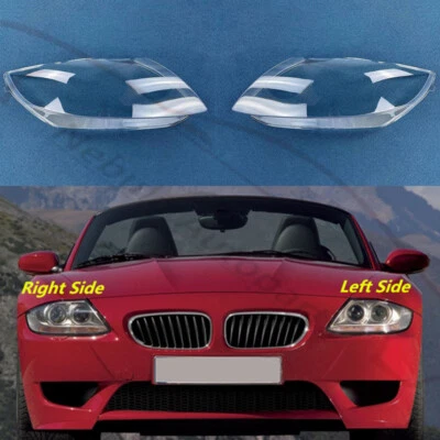 Un par de carcasa de lente de faro delantero izquierdo + derecho + carcasa de lente para BMW E85 Z4 2004-2008 Foto 1 de 4