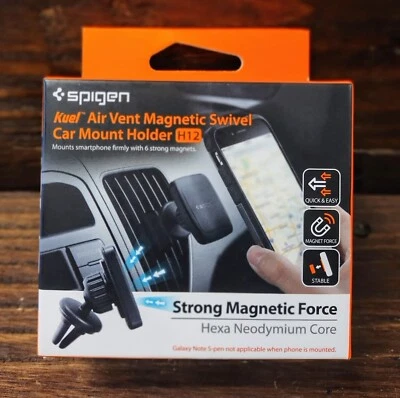 Spigen Keul Air Vent Magnetic Swivel Car Mount Holder H12 - Image 1 of 2