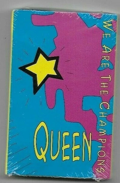 QUEEN CHAMPIONS/WE WILL ROCK/DAYS OF OUR LIVES RARE USA CASSETTE SINGLE, SEALED - Image 1 of 1