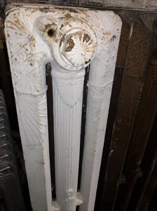 Rare Cast iron hot water radiator decorative ornate 46” Tall - Picture 1 of 5