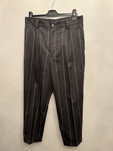 Extremely rare 90’s vintage Versus Gianni Versace pin stripe grey wool pants 36 - Picture 1 of 9