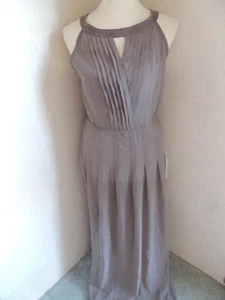 NEW DOUBLE ZERO Gray Sleeveless Maxi Long Dress Medium  - Picture 1 of 7