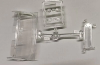 AMT 1960 Chevy 60 Chevy Fleetside Pickup Truck 1/25 Glass Windshield Head Lights - Image 1 of 3