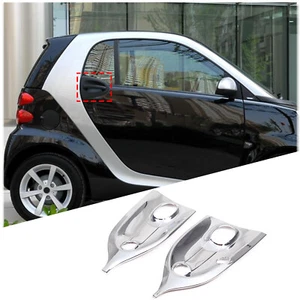 ABS Chrome Car Exterior Door Bowl Trim Cover For Mercedes-Benz Smart 2016-2021 - Picture 1 of 13