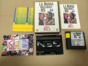 La Russa Baseball 95 Sega Genesis Complete in Box