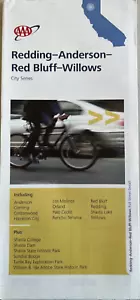 New AAA REDDING/ANDERSON/RED BLUFF/WILLOWS CALIFORNIA ROAD MAP Highway City CA - Picture 1 of 2