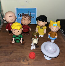 2002 UFS Peanuts Charle Brown 5” Figures & Accessories ( Lot Of 6 )