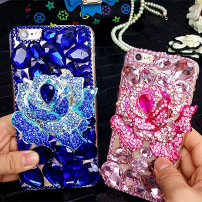 Jewelled Bling Crystals Diamonds Soft Case for Samsung A16 A36 A56 S24 S25 Ultra - Image 1 of 4
