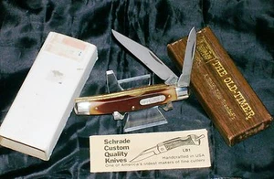 Schrade 33OT Old Timer Knife "Middleman" 1970's Original Packaging and Paperwork - Picture 1 of 12