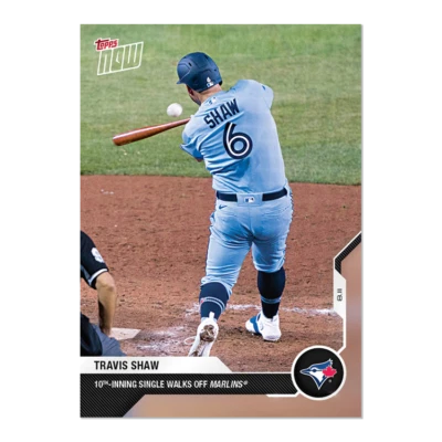 2020 Topps NOW Travis Shaw #88 ~ Toronto Blue Jays ~ PR 346 - Image 1 of 2