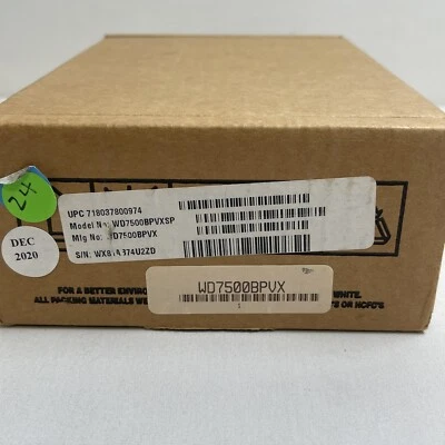 Genuine OEM Western Digital WD7500BPVX Blue 750GB Mobile 9.50mm Hard Disk Drive - Image 1 of 4