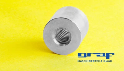 Trapezgewindemuttern runde Muttern eingängig Stahl DIN 103 Trapezgewindemutter - Bild 1 von 2