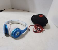 Beats by Dr. Dre Solo HD Wired On Ear Headphones Light Blue Tested