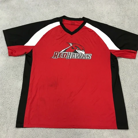 Miami Redhawks Shirt Mens 2XL Augusta Sportswear Short Sleeve University Mascot Cover