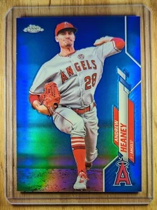 2020 Andrew Heaney Topps Chrome MLB Blue Refractor /150 Los Angeles Angels - Picture 1 of 3