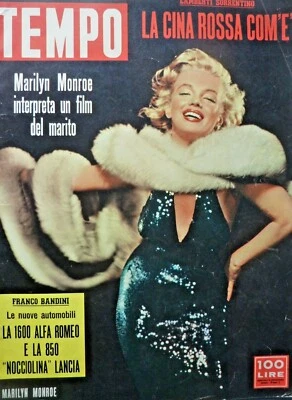 St1a - TEMPO Nr. 35 - 27 Agosto 1960 - Indice / Cover Marylin Monroe - Immagine 1 di 4