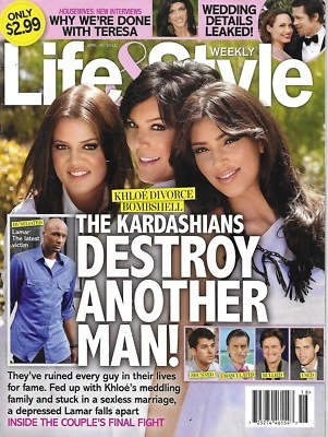 Life And Style Magazine Kim Kardashian Angelina Jolie Brad Pitt Real Housewives - Image 1 of 4