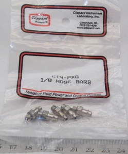 Clippard Instrument CT4-PKG 1/8 Zoll Schlauch Widerhaken mit Dichtung (5 Stück) - Bild 1 von 5
