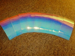 Cinta de señuelo de pesca transparente TRU UV CLEAR 2" X 6" ¡Paquete de 10 cintas de señuelo gratis incluidas! - Imagen 1 de 2