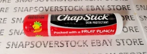 CHAPSTICK VERPACKT MIT EINEM FRUIT PUNCH GESCHMACK 0,15 OZ. SEALED TUBE, NEW OLD STOCK - Bild 1 von 6
