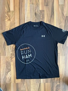 SportScheck Lauf-Shirt RUN HAM Stadtlauf Hamburg 2018 Under Armour HeatGear L - Bild 1 von 2