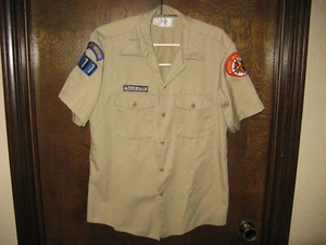 Youth Dickies Trailblazers Royal Rangers Rocky Mountain 111 Scouting Shirt Sz L - Picture 1 of 3