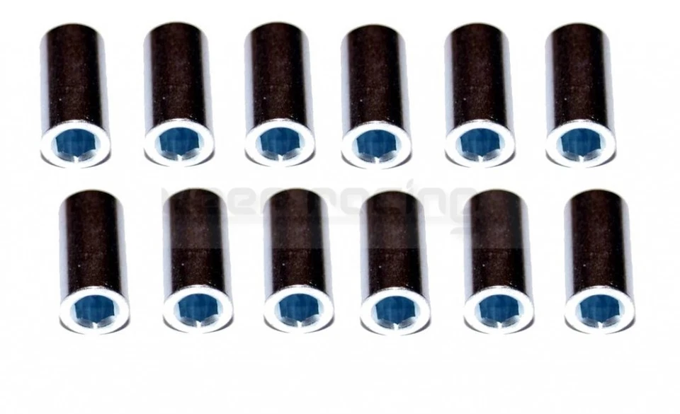 12 Stück Zylindermutter M8, Stahl, D=15mm H=30mm - Bild 1 von 1