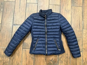 Zara Woman Down Jacket Blue Size Small - Picture 1 of 9