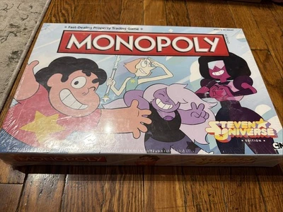 Monopoly Steven Universe Edition Cartoon Network Board Game 100% FACTORY SEALED - Image 1 of 4